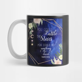 Rattle the stars with roses Mug